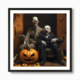 Spooky Halloween Art Print