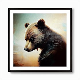 Bear In The Forest Art Print