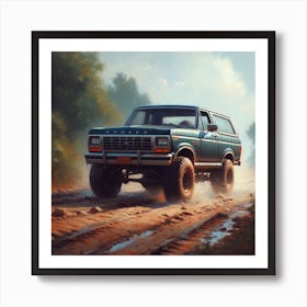 Ford Bronco 2 Art Print