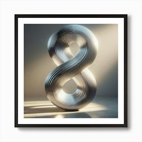 Abstract Number 8 Art Print