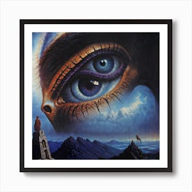 Eye Of The Gods 2 Art Print