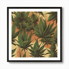 Default Default Retro Vintage Cannabis For Defferent Seasons A 0 (1) Art Print