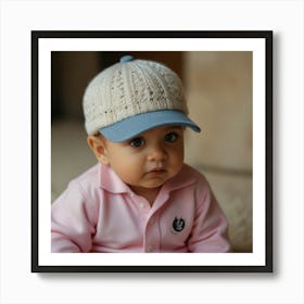 Baby In A Hat Art Print