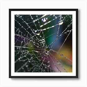 Spider Web Art Print