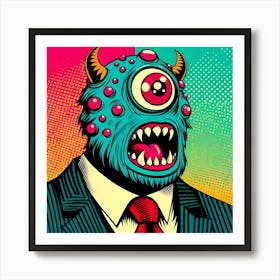 Pop Monster 2 Art Print