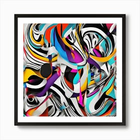 Abstract Painting 12 Art Print