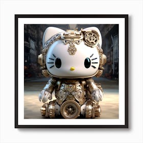 Hello Kitty Steampunk Collection By Csaba Fikker 57 Art Print