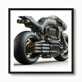 Harley-Davidson Motorcycle Art Print