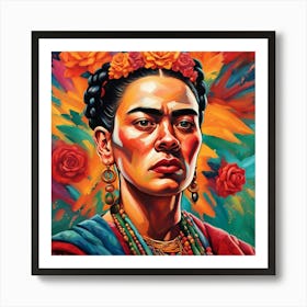 Special 8 M Frida Khalo Art Print