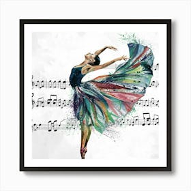 Ballet Dancer 3 Art Print