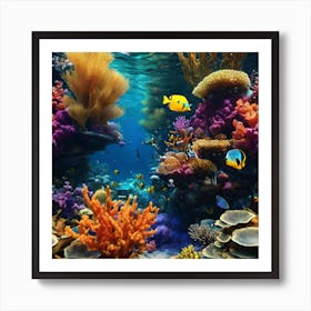 Coral Reef 3 Art Print