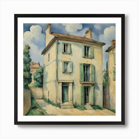 House Of Pre Lacroix 1873 Paul Cézanne Art Print 3 Art Print