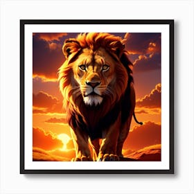 The lion king Art Print