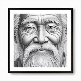 Old Man Color 1 Art Print