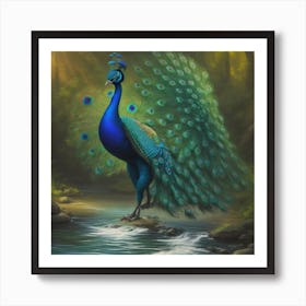 Peacock Art Print