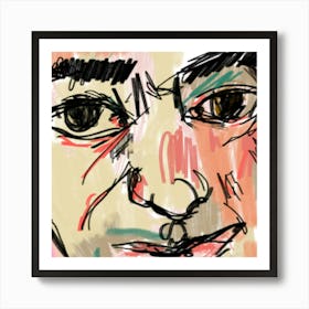 Portrait Of A Man Art Print