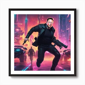 Elon Musk 5 Art Print