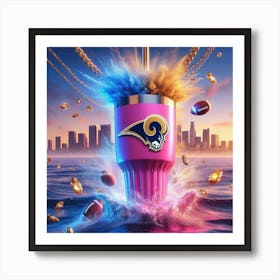 LA Rams Standley Art Print