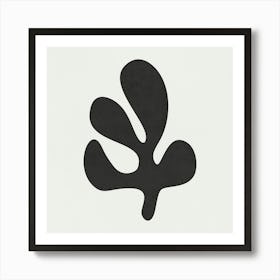 Matisse - Black Leaf 02 Art Print