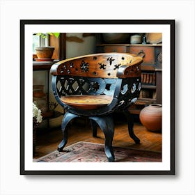 Antique Chair 1 Art Print