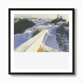 Santorini Island Print Art Print