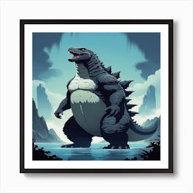 Godzilla Art Print