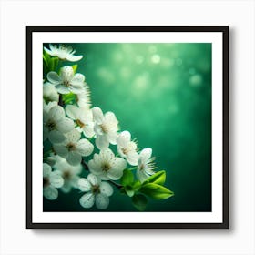 Blossoming Cherry Blossoms Art Print