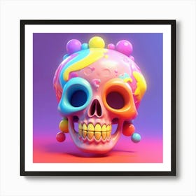 Sugar Skull 1 Art Print