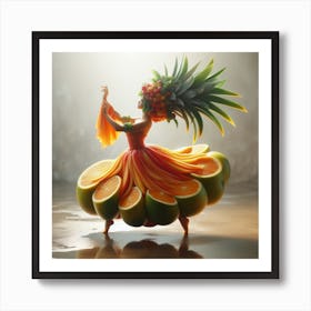 Fruit dancing 2 Art Print