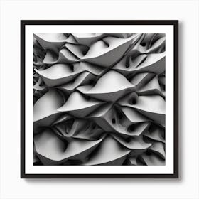 Abstract Sculpture Art Print