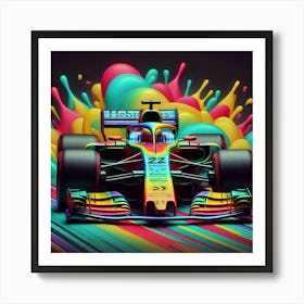 F1 Car Art Print