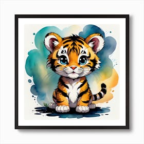 Tiger Cub Art Print