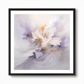 Serene Elegance: Lilac Infusion Art Print