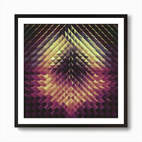 Abstract Geometric Pattern 34 Art Print