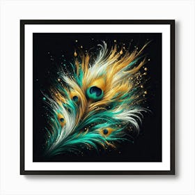 Peacock Feather Art Print