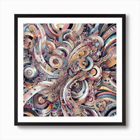 Abstract Fractal Art Art Print