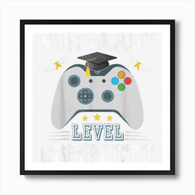 4th Grade Level Complete Gamer Class Of 2023 Graduation 1 Art Print