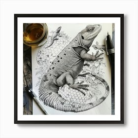 Lizard 2 Art Print