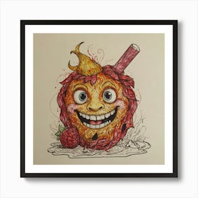 King Of The Fruit Art Print