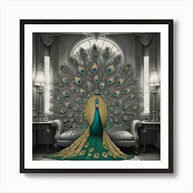 Peacock Feather 1 Art Print