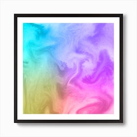 Rainbow Abstract Art Print