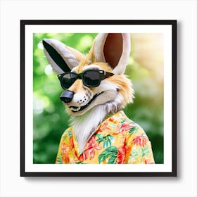 Hawaiian Fox Art Print