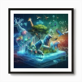 Neo-Animal Art Print