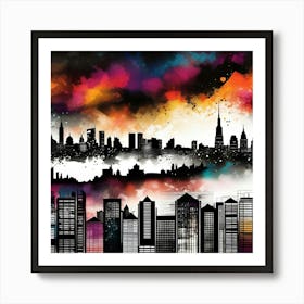 New York City Skyline 66 Art Print