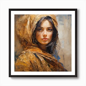 Portrait Of A Woman 1 Art Print