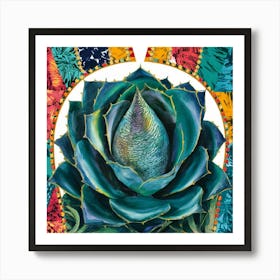 A Mesmerizing Illustration Of A Hypnotic Agave Pla Oihcfee5qggphzcj4qyg4a E1msfgfxrrohfunmyitmoq Art Print