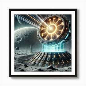 Lunar Core Cannon Converted Art Print