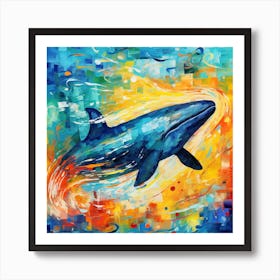 Whale Painting Art Print