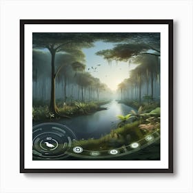 Forest Scene Art Print