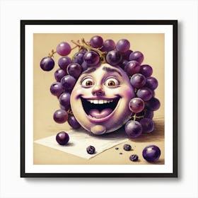 Grapes 10 Art Print